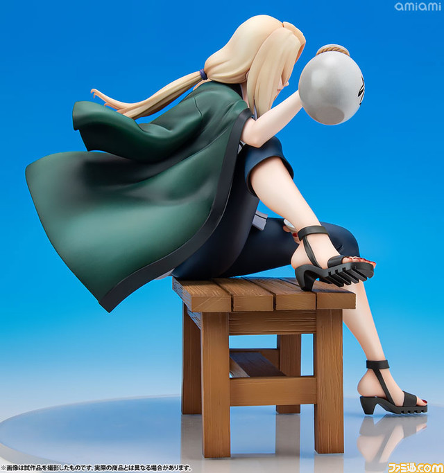 『ナルト』より綱手のフィギュアが再販! 戦いから離れ、お酒を片手にリラックスした様子を再現