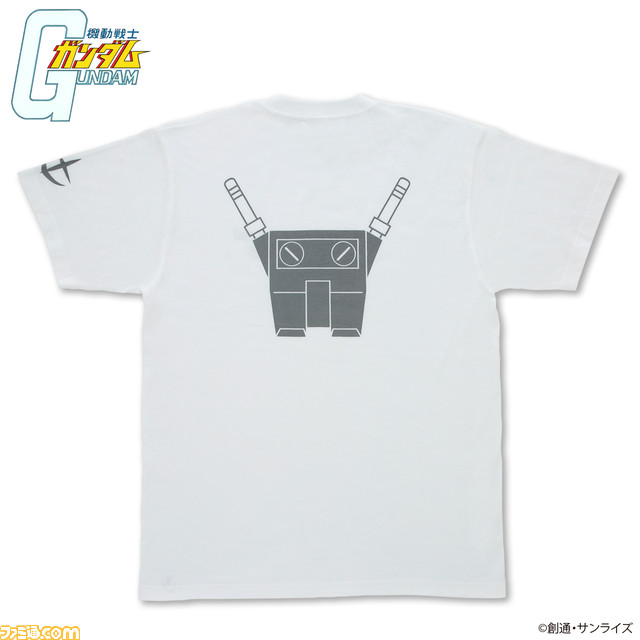 『ガンダム』ガンダムやシャア専用ザクなどシリーズの機体をモチーフにしたTシャツが登場。本日3月22日より“バンコレ!”にて予約販売開始