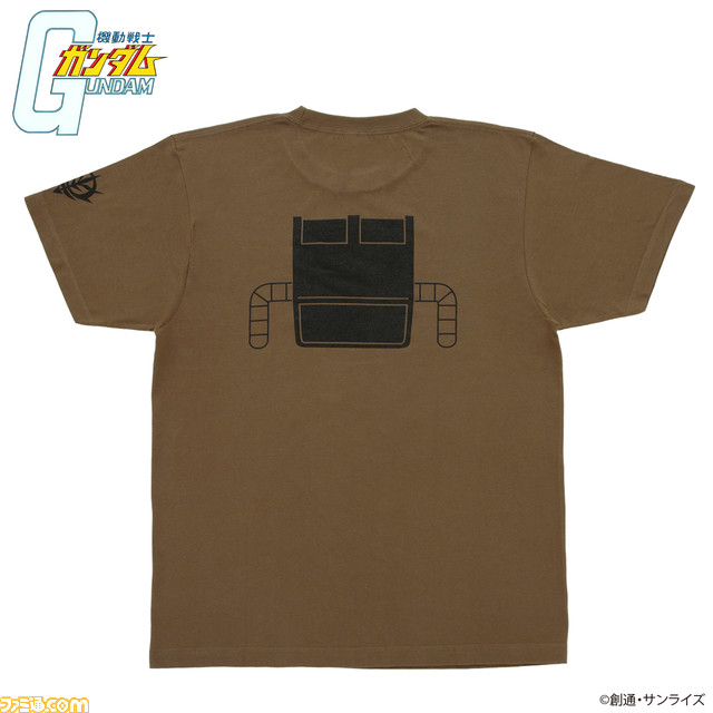 『ガンダム』ガンダムやシャア専用ザクなどシリーズの機体をモチーフにしたTシャツが登場。本日3月22日より“バンコレ!”にて予約販売開始