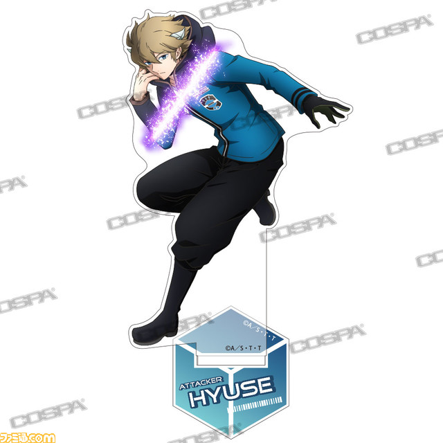 『ワールドトリガー』空閑遊真、三雲修、ヒュース、迅悠一のトリガー起動シーンの描き下ろしアクリルスタンドが登場! コスパにて予約受付中