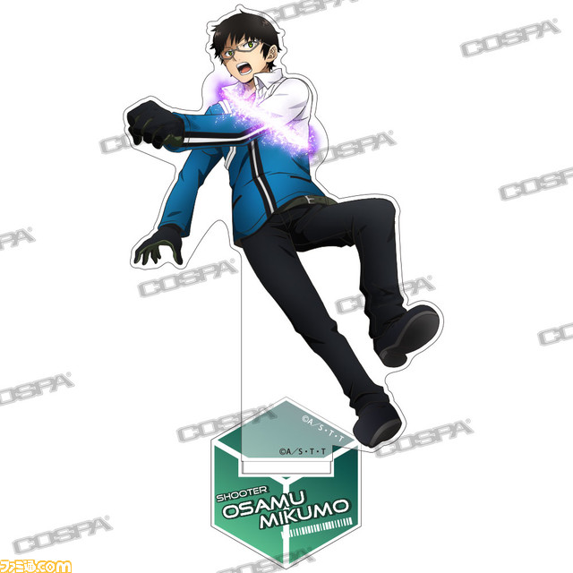 『ワールドトリガー』空閑遊真、三雲修、ヒュース、迅悠一のトリガー起動シーンの描き下ろしアクリルスタンドが登場! コスパにて予約受付中