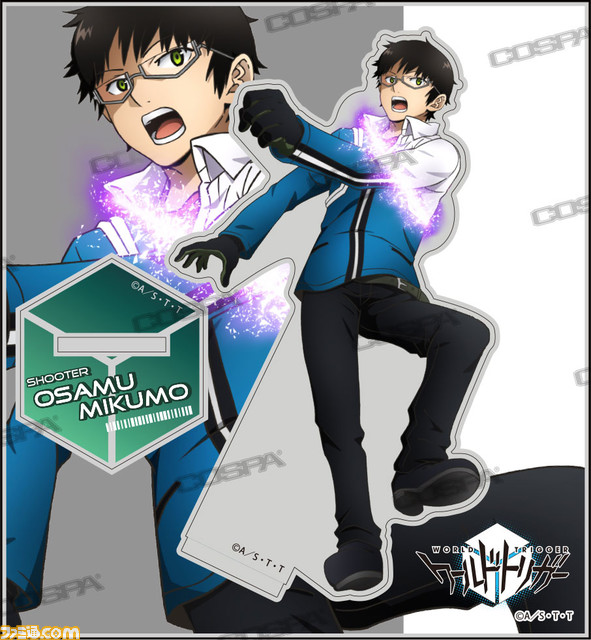 『ワールドトリガー』空閑遊真、三雲修、ヒュース、迅悠一のトリガー起動シーンの描き下ろしアクリルスタンドが登場! コスパにて予約受付中