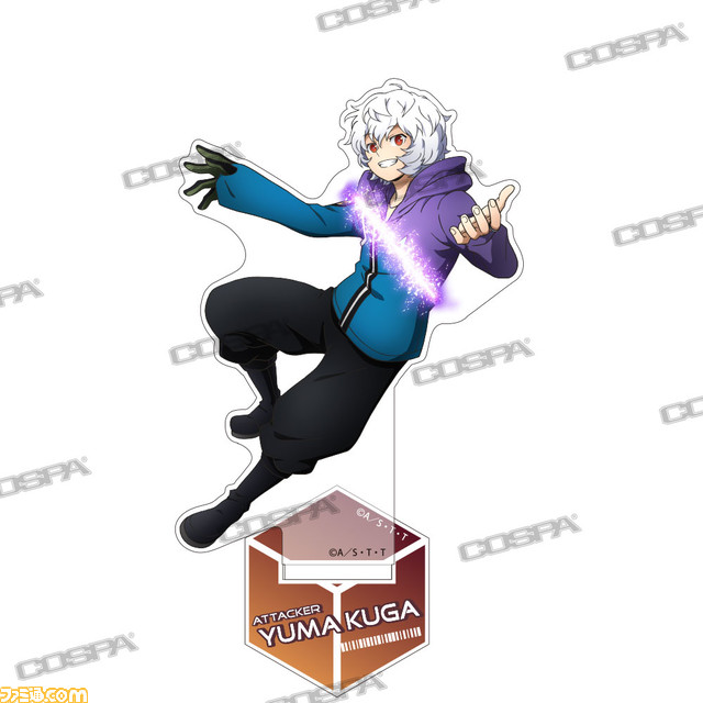 『ワールドトリガー』空閑遊真、三雲修、ヒュース、迅悠一のトリガー起動シーンの描き下ろしアクリルスタンドが登場! コスパにて予約受付中