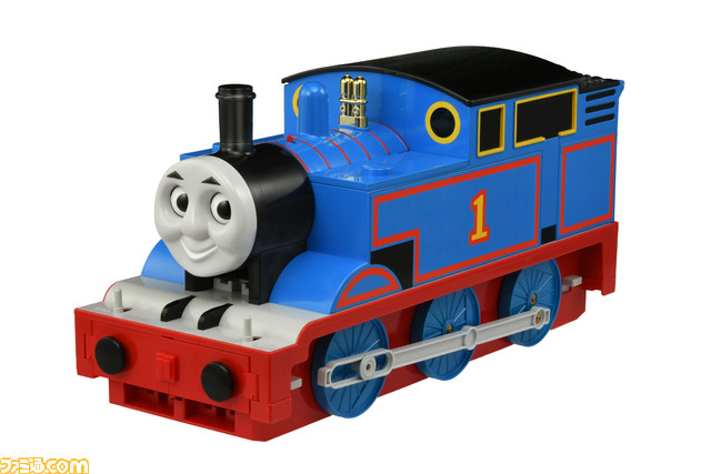 『きかんしゃトーマス』特許出願中の“蒸気給水タンクユニット”を採用し本当に“蒸気”が出る大型トーマスが登場。40種類のおしゃべりと10種類の音も収録