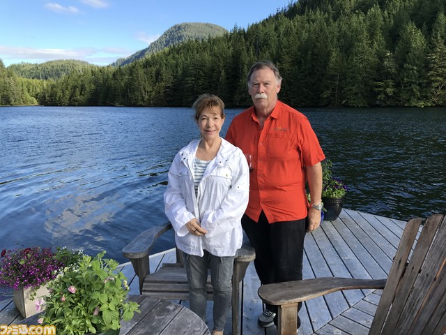 Ken Roberta Standing on Dock