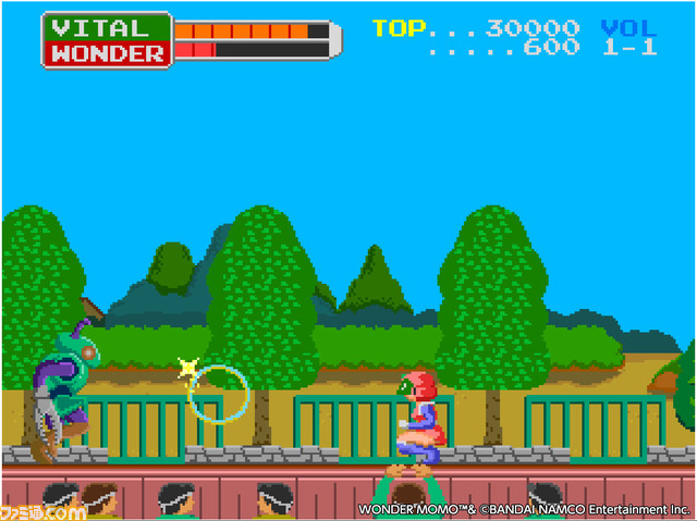 Switch/PS4『アケアカ ワンダーモモ』3月31日に配信決定。主人公のモモを操作し、平和を乱す悪の怪人軍団ワルデモンを倒すアクションゲーム