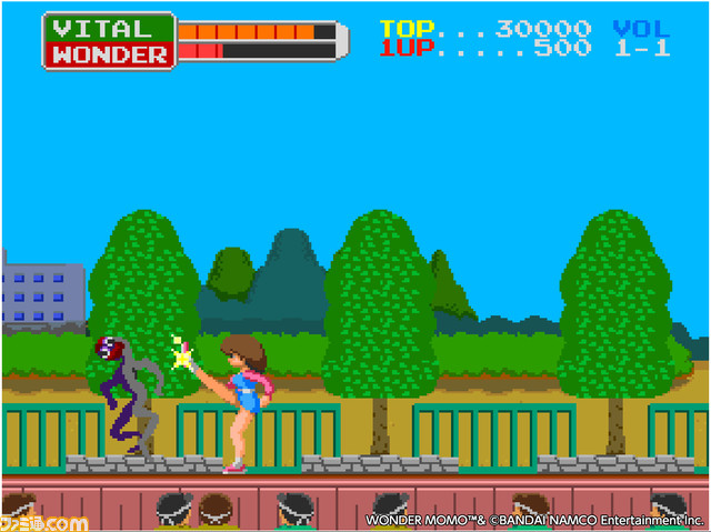 Switch/PS4『アケアカ ワンダーモモ』3月31日に配信決定。主人公のモモを操作し、平和を乱す悪の怪人軍団ワルデモンを倒すアクションゲーム