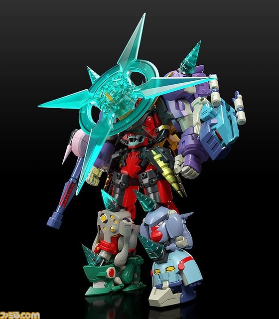 『天元突破グレンラガン』ガンメン9体が合体した“THE合体 無限合体 グレンダンラガン”が本日（4/1）より予約開始