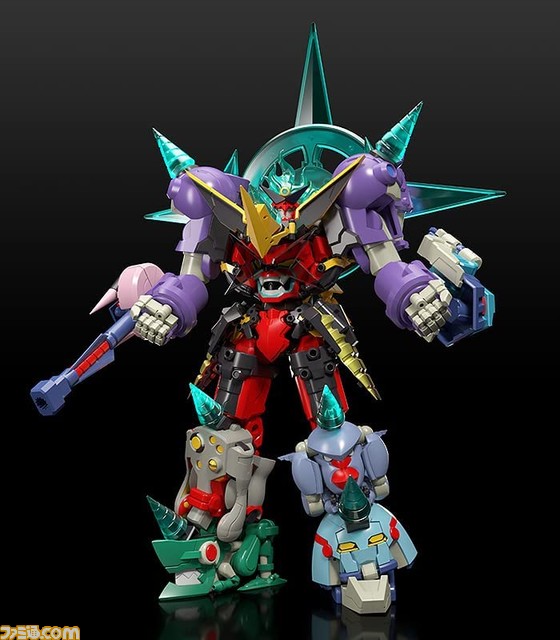 『天元突破グレンラガン』ガンメン9体が合体した“THE合体 無限合体 グレンダンラガン”が本日（4/1）より予約開始