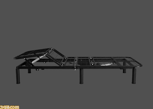 バウヒュッテより“電動ゲーミングベッド”が発売。背部と脚部が別々に稼動してどんな姿勢にもフィット。一日中ベッドの上でごろごろしながらゲームがプレイ可能に！