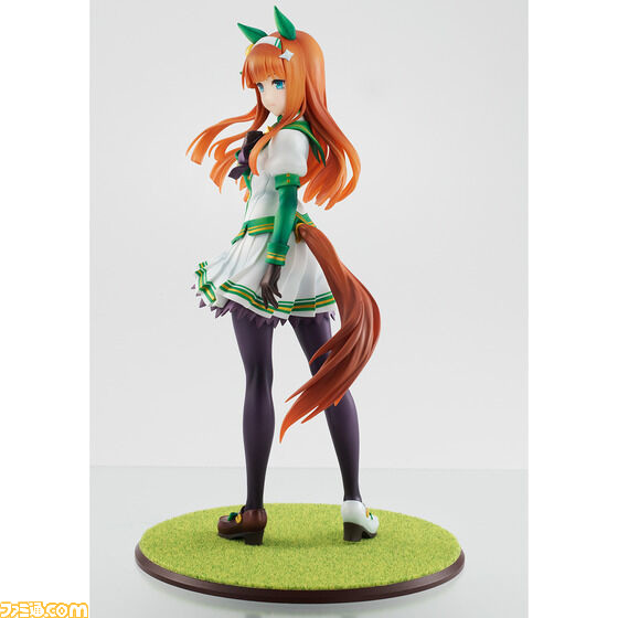 『ウマ娘』力強さと儚さを感じられるサイレンススズカのフィギュアが本日(4/8)予約受付開始。“キリっとした顔”と“微笑み顔”の種類の顔パーツが付属