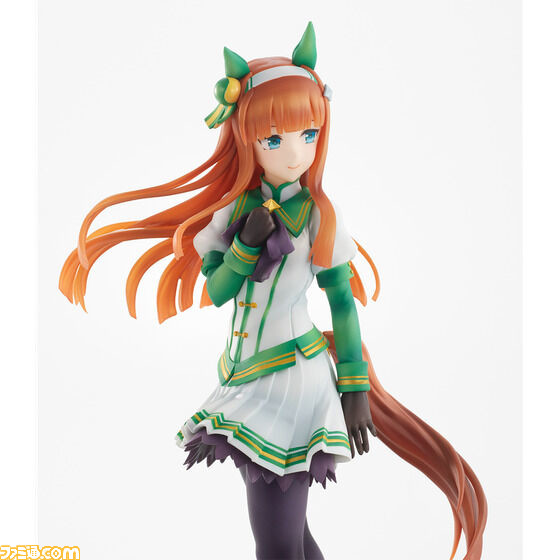 『ウマ娘』力強さと儚さを感じられるサイレンススズカのフィギュアが本日(4/8)予約受付開始。“キリっとした顔”と“微笑み顔”の種類の顔パーツが付属