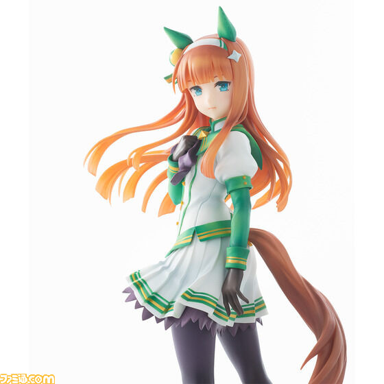 『ウマ娘』力強さと儚さを感じられるサイレンススズカのフィギュアが本日(4/8)予約受付開始。“キリっとした顔”と“微笑み顔”の種類の顔パーツが付属
