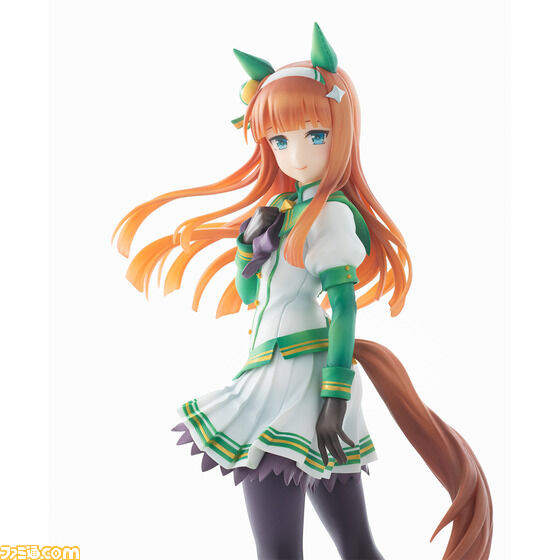 『ウマ娘』力強さと儚さを感じられるサイレンススズカのフィギュアが本日(4/8)予約受付開始。“キリっとした顔”と“微笑み顔”の種類の顔パーツが付属