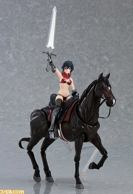栗毛、黒鹿毛の馬がアクションフィギュア“figma”になって本日(4/8)より予約開始。ほかのfigmaシリーズと組み合わせて遊べる!