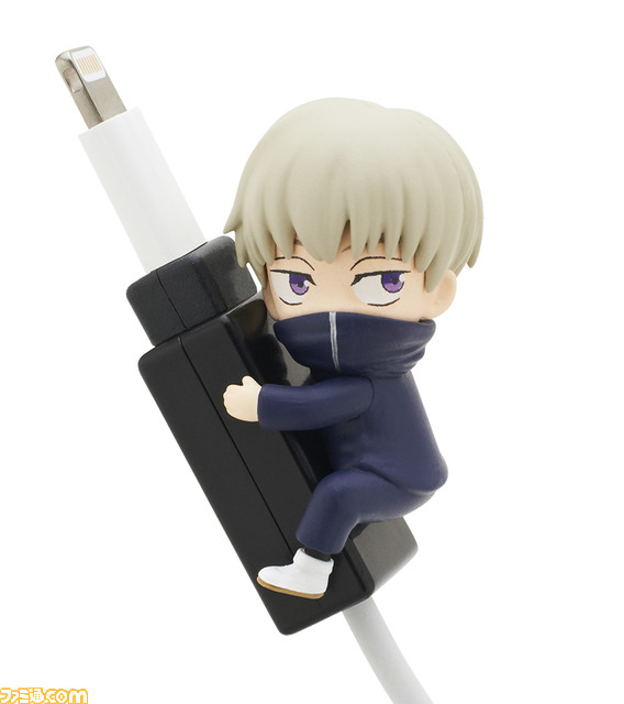 『呪術廻戦』ケーブルカバー2が4月下旬発売。禪院真希、狗巻棘、パンダ、五条悟、蠅頭がぎゅっと抱きついてケーブルを保護