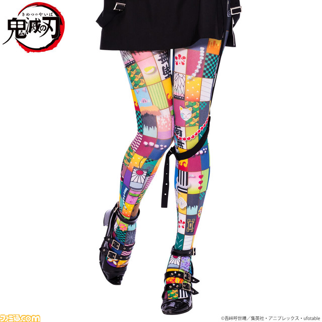 『鬼滅の刃』タイツは宇髄天元顔負けの派手さ。レッグウェアブランド“tokone”が炭治郎や9人の柱たちをデザインに取り入れたアートタイツが予約受付中