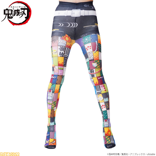 『鬼滅の刃』タイツは宇髄天元顔負けの派手さ。レッグウェアブランド“tokone”が炭治郎や9人の柱たちをデザインに取り入れたアートタイツが予約受付中