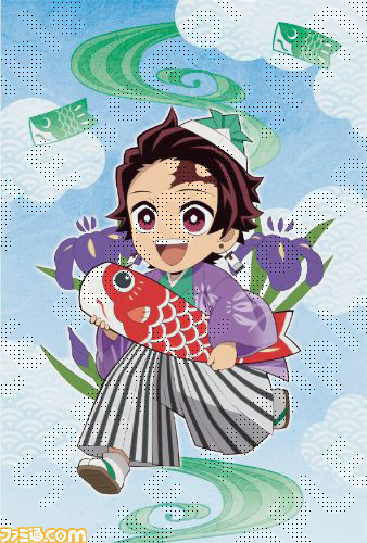 『鬼滅の刃』こどもの日イラストが公開、兜をかぶってはしゃぐ宇随さんと煉獄さんがかわいい。ufotableカフェではイベントやグッズ販売を実施