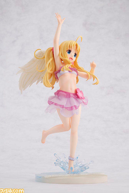 『盾の勇者の成り上がり』いつもとは違うツインテ―ル&水着姿でフィーロがフィギュア化。水辺を駆ける元気でかわいい姿を表現