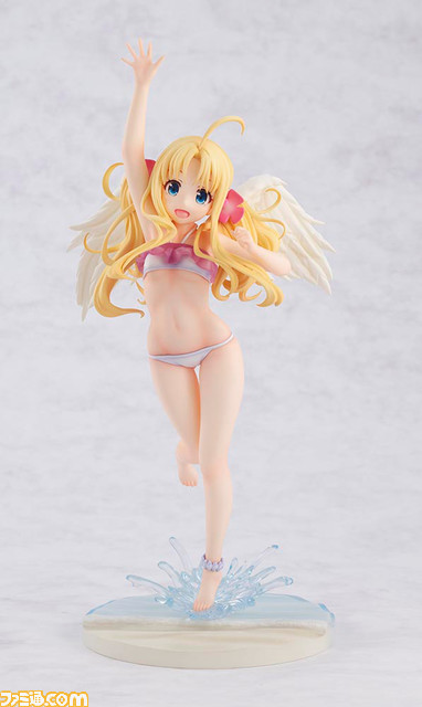『盾の勇者の成り上がり』いつもとは違うツインテ―ル&水着姿でフィーロがフィギュア化。水辺を駆ける元気でかわいい姿を表現