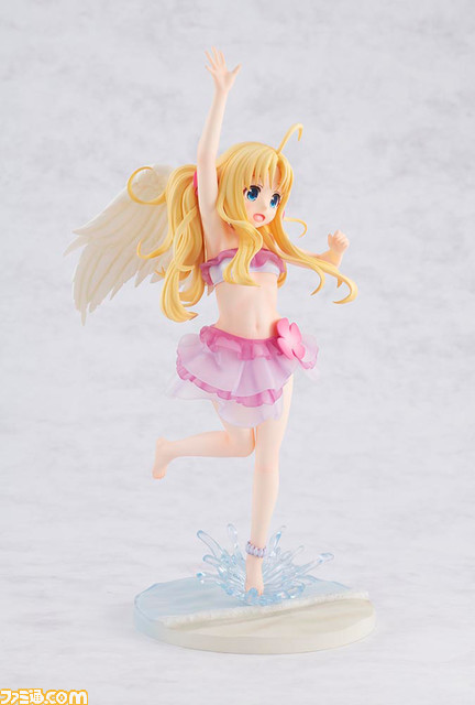 『盾の勇者の成り上がり』いつもとは違うツインテ―ル&水着姿でフィーロがフィギュア化。水辺を駆ける元気でかわいい姿を表現
