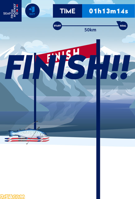 『ノルディック複合シーフード杯』が公開。サーモンとサバがスキー競技に挑戦する、ノルウェーの国家機関渾身の一作