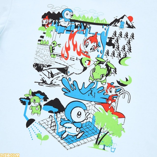 ポケモン ユニクロ 新作tシャツを4月18日発売 ピカチュウやコイル コイキング コダック リザードンたちがアーティスティックなグラフィックに ゲーム エンタメ最新情報のファミ通 Com