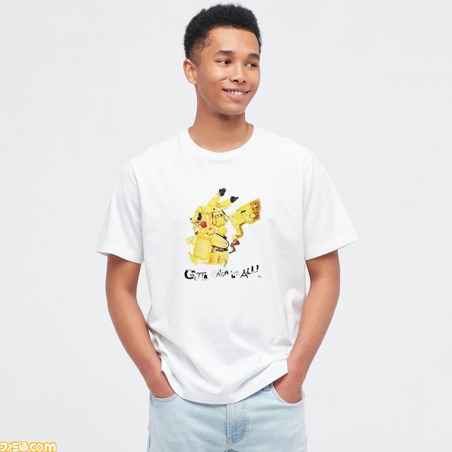 ポケモン ユニクロ 新作tシャツを4月18日発売 ピカチュウやコイル コイキング コダック リザードンたちがアーティスティックなグラフィックに ゲーム エンタメ最新情報のファミ通 Com