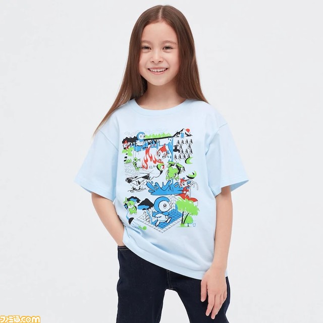 ポケモン ユニクロ 新作tシャツを4月18日発売 ピカチュウやコイル コイキング コダック リザードンたちがアーティスティックなグラフィックに ゲーム エンタメ最新情報のファミ通 Com