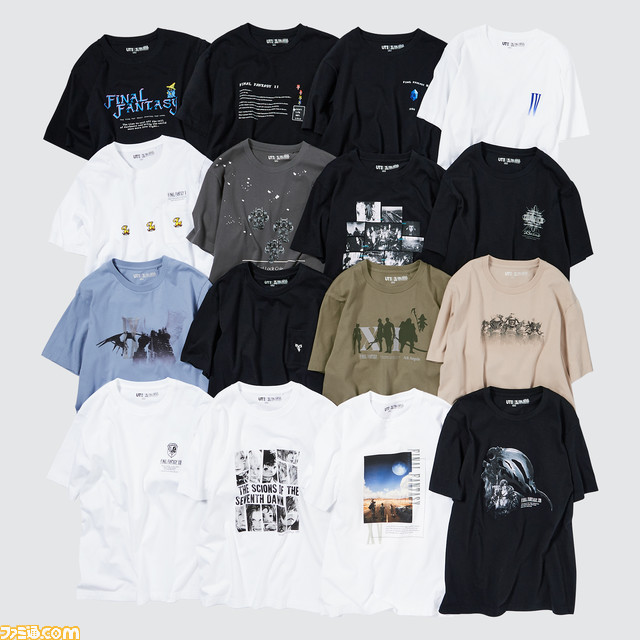 【FF16も】『FF』シリーズ35周年でユニクロコラボの“UT”Tシャツが登場。歴代作品がモチーフの16種類