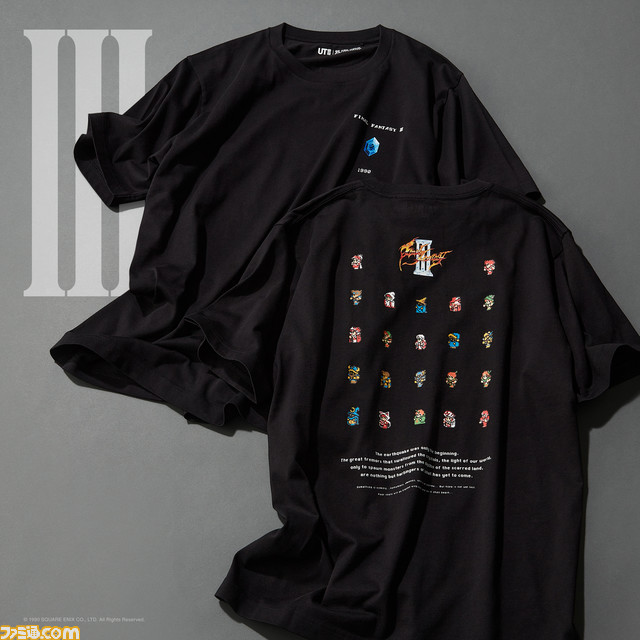 【FF16も】『FF』シリーズ35周年でユニクロコラボの“UT”Tシャツが登場。歴代作品がモチーフの16種類