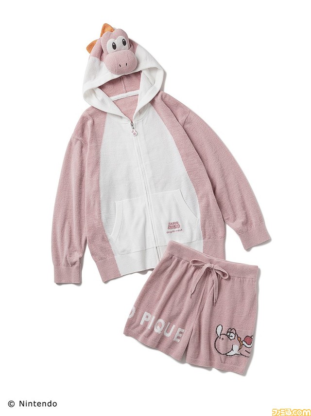 ジェラピケとヨッシーがコラボしたルームウェアが4月25日より発売。ヨッシーの顔がデザインされた可愛らしいものに!