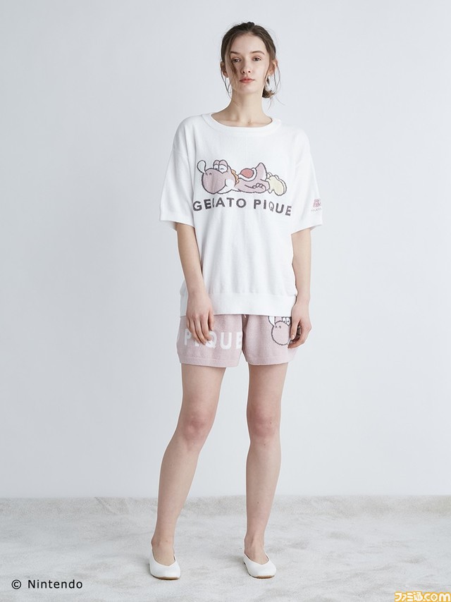 ジェラピケとヨッシーがコラボしたルームウェアが4月25日より発売。ヨッシーの顔がデザインされた可愛らしいものに!