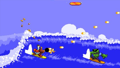 2D“ガチョウ”アクション『マイティ・グース』無料DLCにて水中ステージが登場。伝説のガチョウが再び銀河を救う【50%オフセールも】