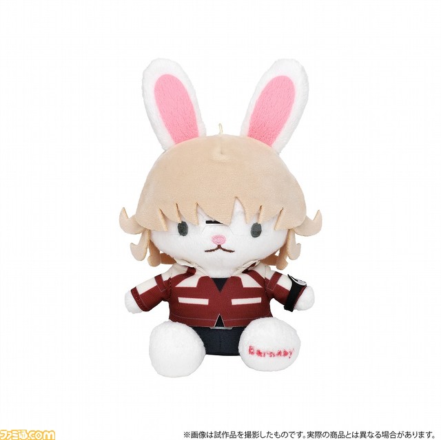 『タイバニ2』虎徹のコスチュームを着た虎とバーナビーのコスチュームを着たうさぎのぬいぐるみとぬいぐるみキーチェーンセットが受注開始