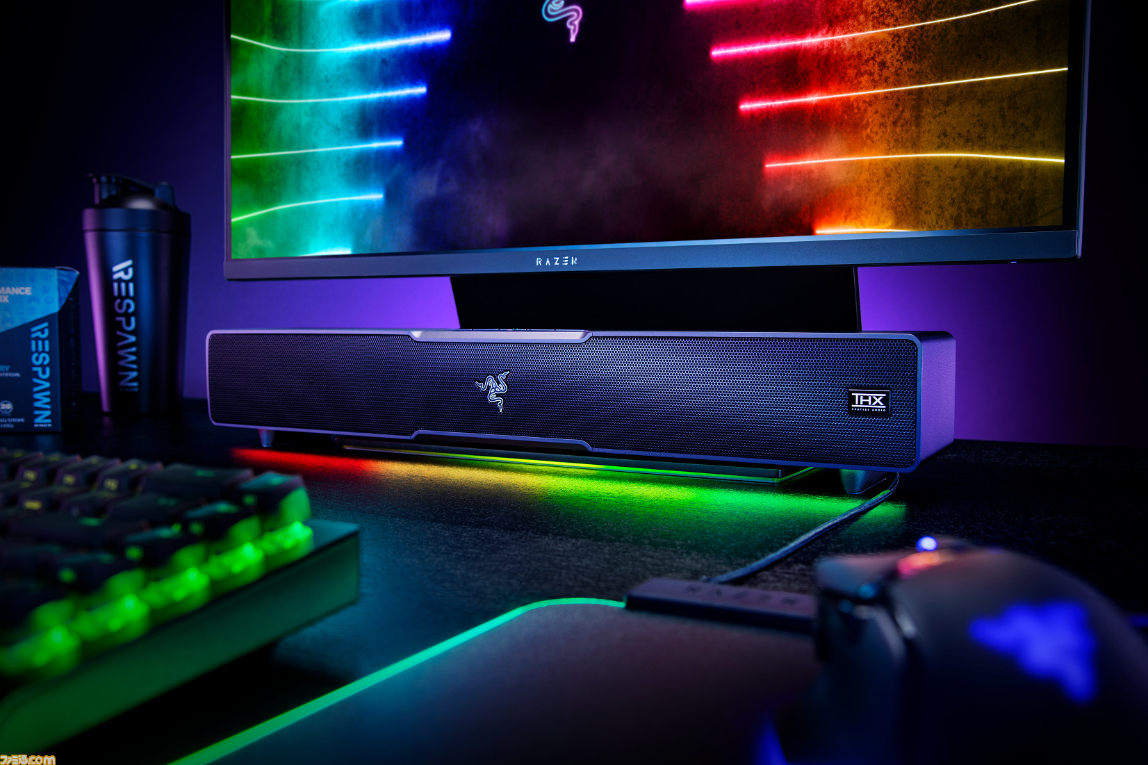 Razer Leviathan サブウーハー付デジタルサウンドバー 【日本正規代理店保 (品)