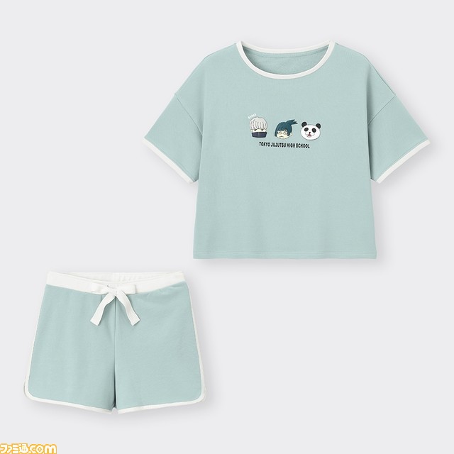 『呪術廻戦』×GUコラボアイテムが5月13日より発売! 虎杖悠仁や釘崎野薔薇、五条悟など登場キャラクターがデザインされたTシャツ、ルームウェア、ボクサーパンツなど登場