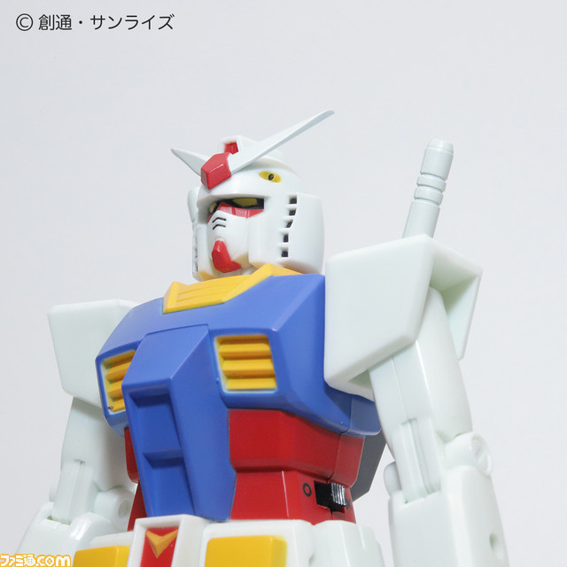 『機動戦士ガンダム』音声ギミック内蔵フィギュアが登場。起動音やビームライフルの発射音など4種類の音を収録