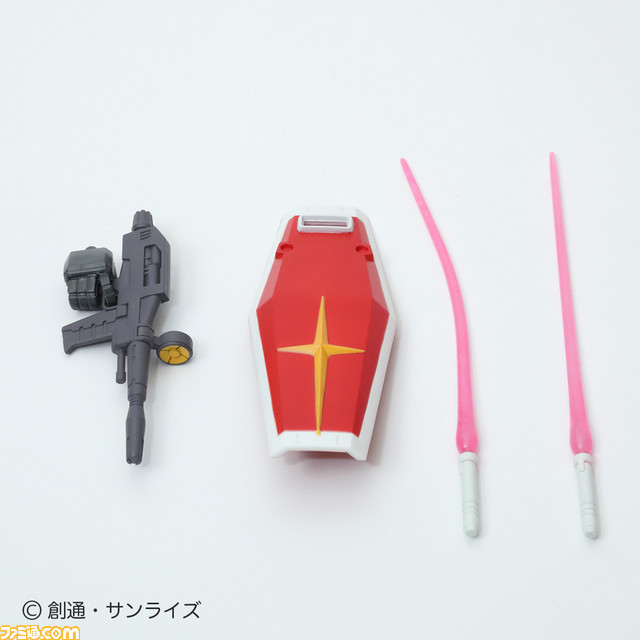 『機動戦士ガンダム』音声ギミック内蔵フィギュアが登場。起動音やビームライフルの発射音など4種類の音を収録