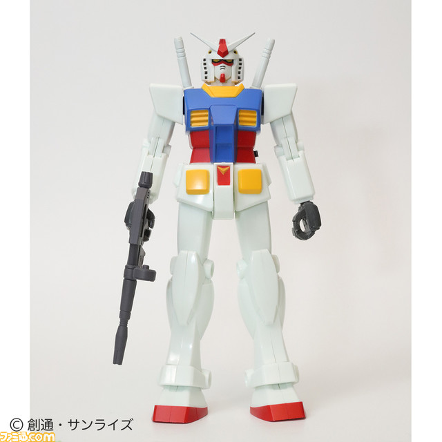 『機動戦士ガンダム』音声ギミック内蔵フィギュアが登場。起動音やビームライフルの発射音など4種類の音を収録