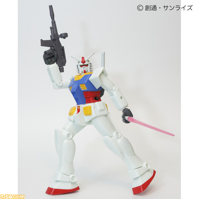 『機動戦士ガンダム』音声ギミック内蔵フィギュアが登場。起動音やビームライフルの発射音など4種類の音を収録