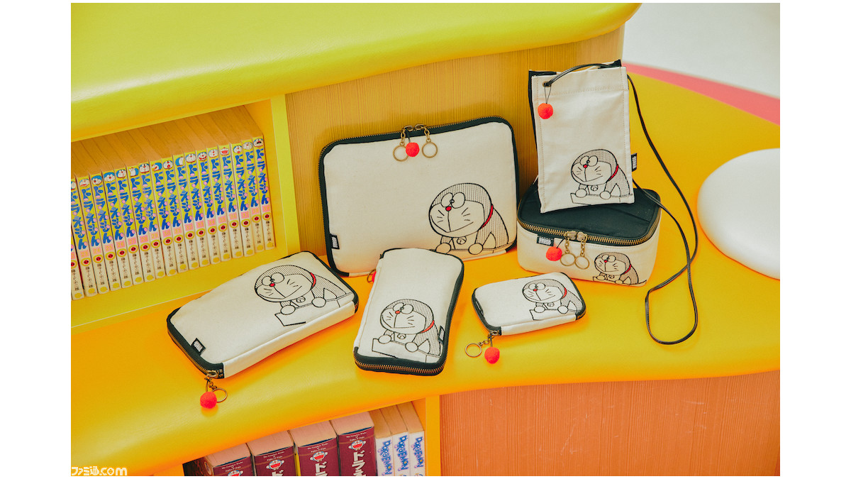 ほぼ日の“ひきだしポーチ”に『ドラえもん』デザインが登場。机の