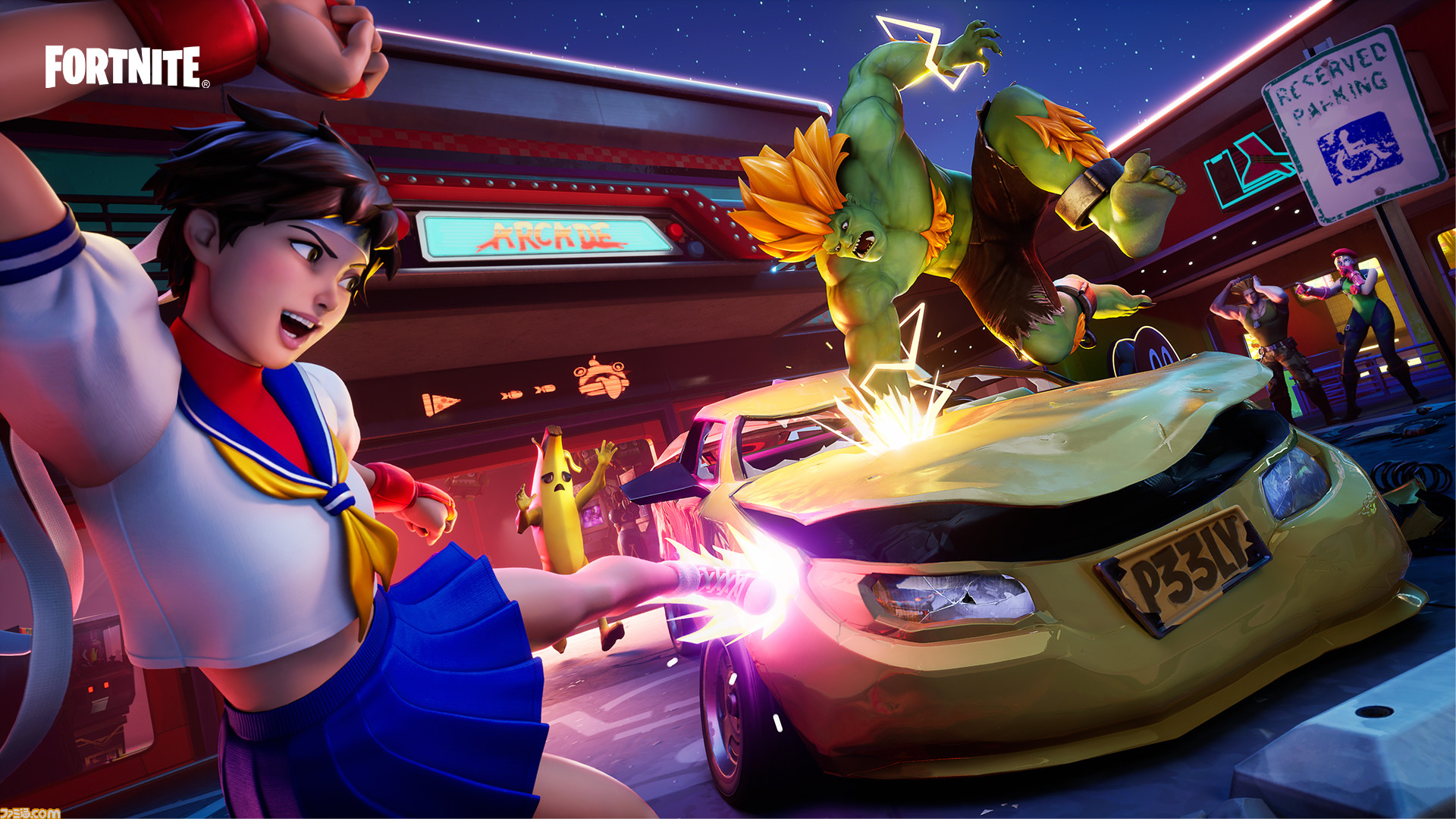 フォートナイト』に『ストリートファイター』のブランカ&さくらが参戦