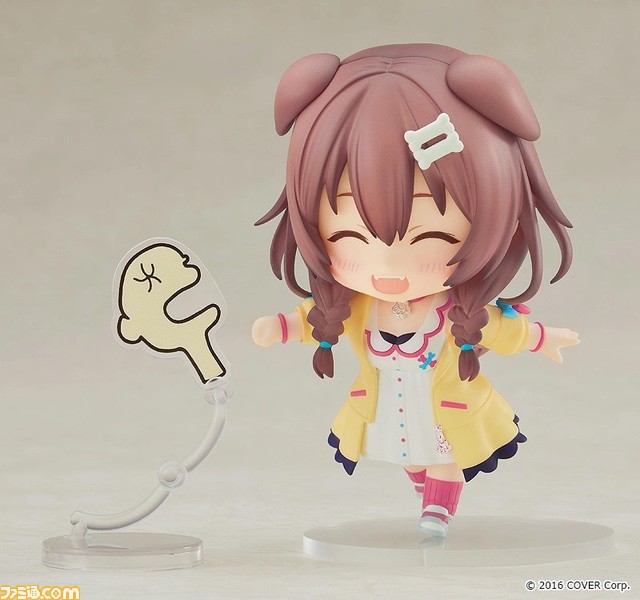 【ホロライブ】ころさんのねんどろいどが登場だでな。ホソイヌやフランスパンのほか、我らころねすきーも付いてくる！【ゆびゆび～】