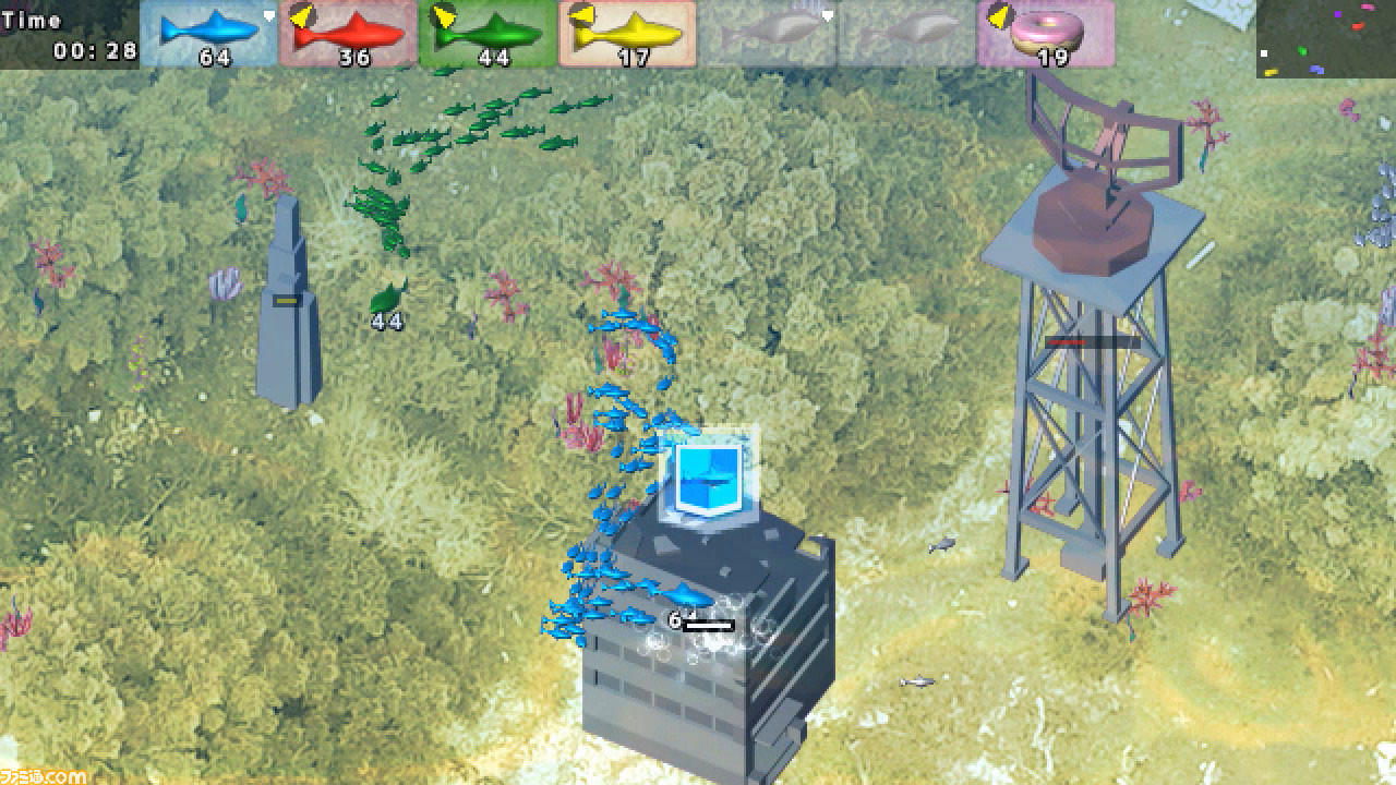 Switch『ツクールシリーズ Fish Tornado』が発売。魚群を操り