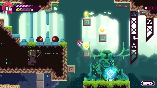 Switch版『トランシルビィ』が配信開始。サイボーグの少女シルビィを操作して、敵を倒したり謎を解きながら次元大陸を調査していくアクションゲーム