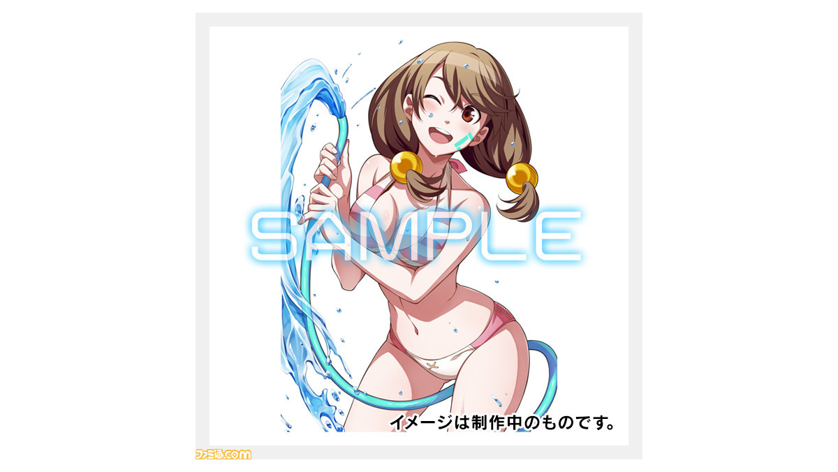 アノニマス・コード』水着姿のモモのタペストリーやポロン＆クロスの布