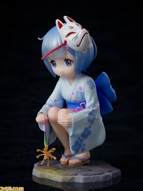 『リゼロ』幼少期のラム&レムが浴衣姿でフィギュア化。仲良く線香花火を楽しむ様子を再現