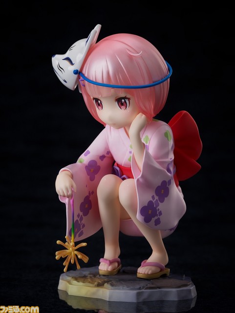『リゼロ』幼少期のラム&レムが浴衣姿でフィギュア化。仲良く線香花火を楽しむ様子を再現